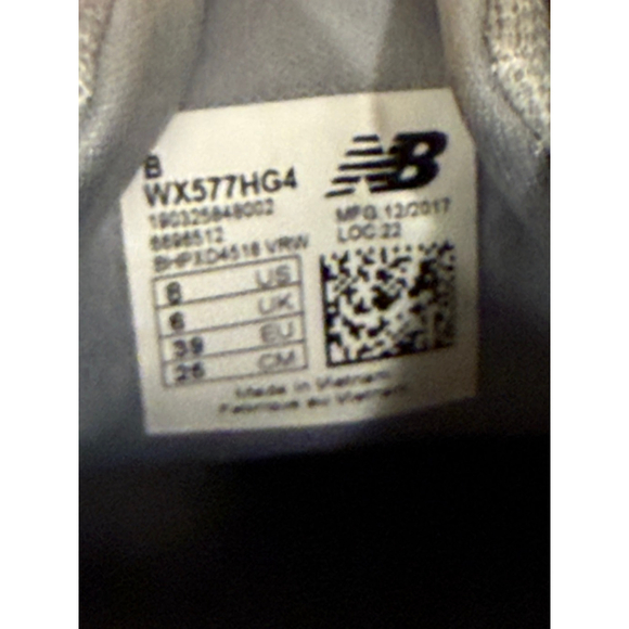 New Balance WX577HG4 Women’s Size 8 Gray Pink Training Shoes - Picture 9 of 10